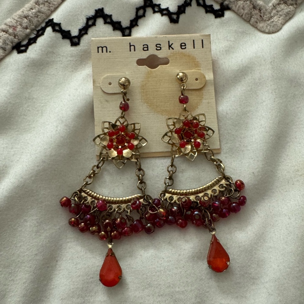M. Haskell Chandelier Earrings